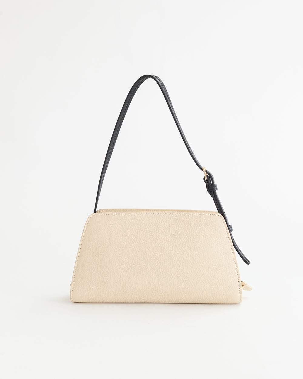 Clara Bag: Oat / Black with Gold