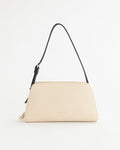 Clara Bag: Oat / Black with Gold