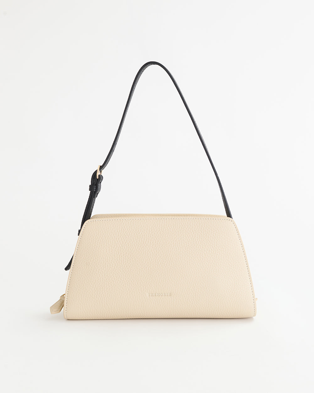Clara Bag: Oat / Black with Gold